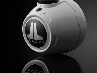 JL AUDIO 6.5 Inch Enclosed Coaxial System Gloss White Sport Grilles - M3-650VEX-Gw-S-Gw