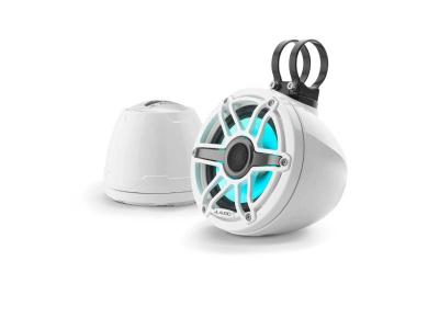 JL AUDIO 6.5 Inch Enclosed Coaxial System with Transflective LED Lighting - M6-650VEX-Gw-S-GwGw-i