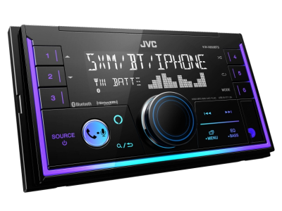 JVC 2-Din Digital Media Receiver with Bluetooth and JVC Remote App Compatibility - KW-X850BTS