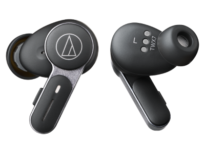 Audio Technica True Wireless Earbuds in Stone Gray - ATH-TWX7GY