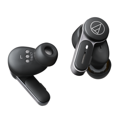 Audio Technica True Wireless Earbuds in Stone Gray - ATH-TWX7GY