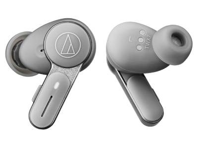 Audio Technica True Wireless Earbuds in Ash Black - ATH-TWX7BK