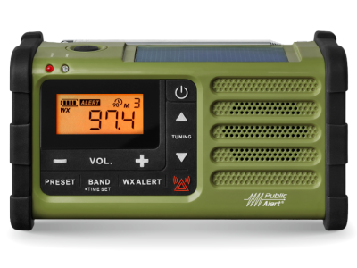 Sangean AM / FM / WX / Multi-Powered Radio in Green - 24-SG112