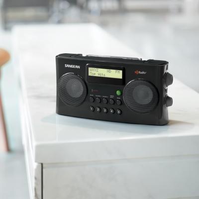 Sangean HD / AM / FM Stereo Radio in Black - 14-HDR16