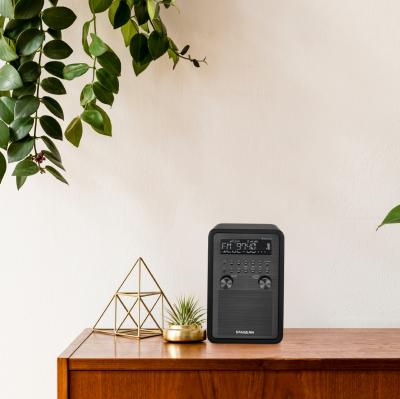 Sangean AM / FM / Bluetooth Wooden Cabinet Radio in Matte Black - 14-WR50