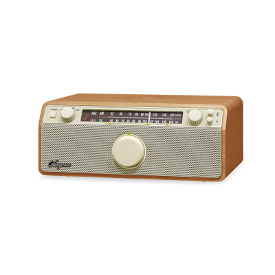 Sangean AM / FM / AUX Wooden Cabinet Radio in Walnut - 14-WR12