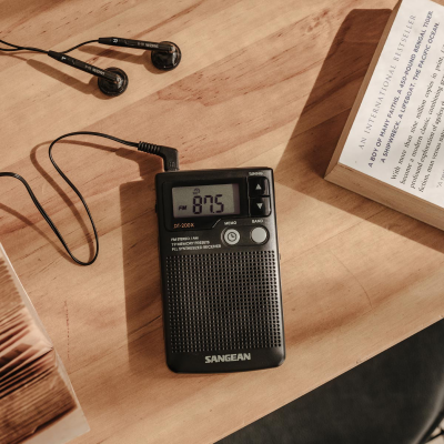 Sangean AM / FM Stereo Digital Tuning Pocket Radio - 14‐DT200X