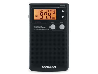 Sangean AM / FM Stereo Digital Tuning Pocket Radio - 14‐DT200X