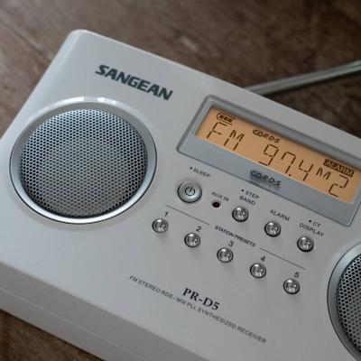 Sangean AM / FM Stereo Digital Tuning Radio - 14‐PRD5BK