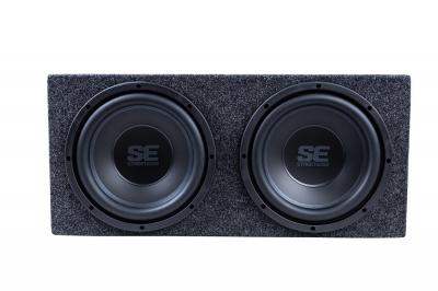 Memphis Dual 10″ Street Edge Series Ported Subwoofer Enclosure with Amplifier - SE210