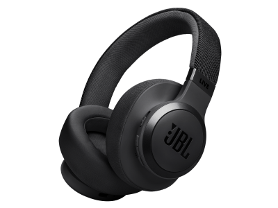 JBL Live 770NC Wireless True Adaptive Noise Cancelling Over-Ear Headphones in White - JBLLIVE770NCWHTAM