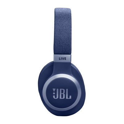 JBL Live 770NC Wireless True Adaptive Noise Cancelling Over-Ear Headphones in White - JBLLIVE770NCWHTAM