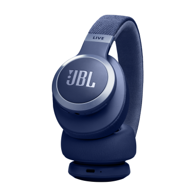 JBL Live 770NC Wireless True Adaptive Noise Cancelling Over-Ear Headphones in Black - JBLLIVE770NCBLKAM