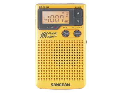 Sangean AM / FM Digital Pocket Radio With Weather Alert - DT400W