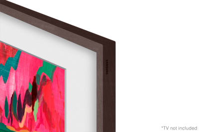 85" Samsung The Frame Customizable Bezel Modern Teak - VG-SCFF85TKBZA