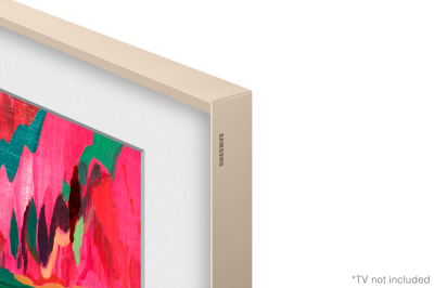 65" Samsung The Frame Customizable Bezel Modern Teak - VG-SCFF65TKBZA