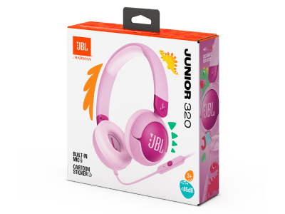 JBL Junior 320 Wired On-Ear Headphones in Blue - JBLJR320BLUAM