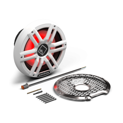 Rockford Fosgate M2 10" DVC 4Ω Color Optix Infinite Baffle Marine Subwoofer: Black Gen-2 - M2D4-10IB-G2