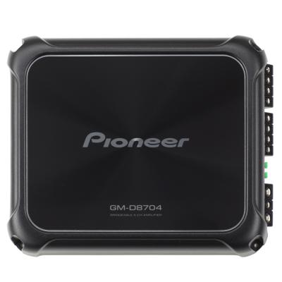 Pioneer Class FD 4-Channel Bridgeable Amplifier with Wired Bass Boost Remote - GM-D8704