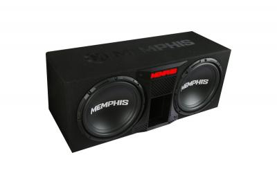 Memphis 12 Inch Loaded Dual Ported Subwoofer Enclosure and Amplifier Bass Package - SRXE12DP