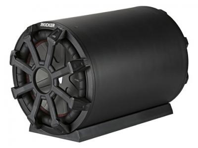 10" Kicker TB Series 2-ohm Loaded Subwoofer Tube Enclosure - 46CWTB102