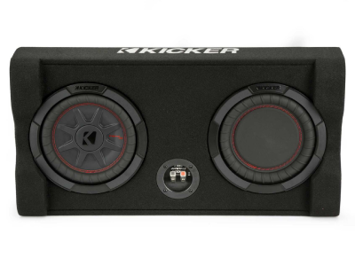 8" Kicker CompRT Series 2-Ohm Down-Firing Subwoofer Enclosure - 48TRTP82