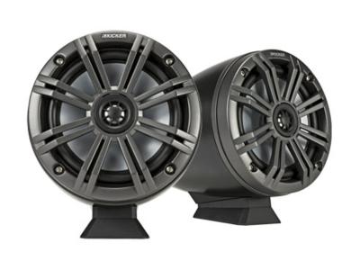Kicker Coaxial Tower System With  Charcoal Grill on Black Can - 46KMFC65