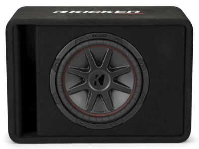 12" Kicker CompVR Series 2-Ohm Subwoofer Enclosure - 48VCVR122