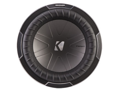 Kicker 10 Inch CompQ Series Subwoofer with Dual 2 Ohm Voice Coils - 42CWQ102