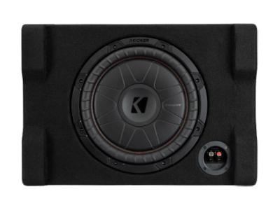 Kicker Down-Firing 12" CompVT 2-Ohm Enclosure - 52CVTDF122