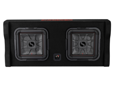 Kicker 12 Inch 2-Ohm Dual Down Firing Subwoofer Enclosure - 49DL7TDF122