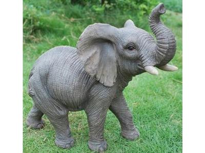 Hi-Line Gift Elephant w/trunk Up - 87947