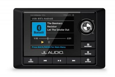 JL Audio Weatherproof Source Unit with Full-Color LCD Display  - MM100s-BE