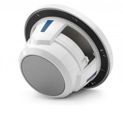 7.7" JL Audio Marine Coaxial Speakers, Gloss White Trim Ring, Gloss White Sport Grille -M6-770X-S-GwGw