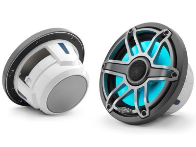 7.7" JL Audio Marine Coaxial Speakers with Transflective LED Lighting - M6-770X-S-GmTi-i