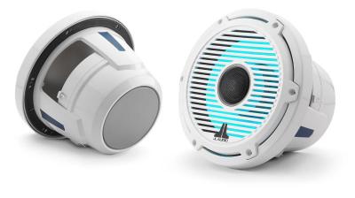 8.8" JL Audio Marine Coaxial Speakers with Transflective LED Lighting - M6-880X-C-GwGw-i