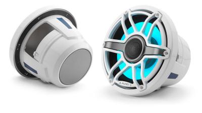 8.8" JL Audio Marine Coaxial Speakers with Transflective LED Lighting - M6-880X-S-GwGw-i