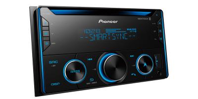 Pioneer Double DIN CD Receiver with Improved Pioneer Smart Sync App Compatibility - FH-S520BT